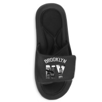 Brooklyn New York Skyline Hoodie Brooklyn Sweatshirt Slide Sandal | Artistshot