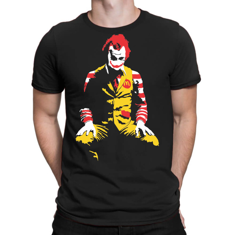 Vuilnisbak Doorzichtig Voorkomen Custom The Joker Ronald Mcdonald T-shirt By Sbm052017 - Artistshot