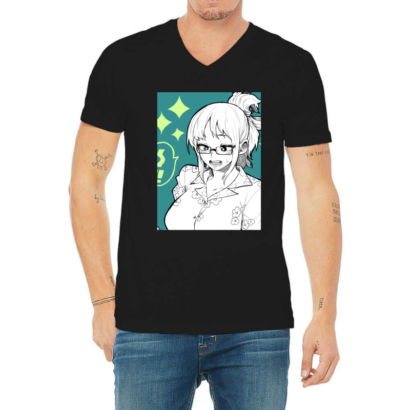 One Piece Tashigi V-neck Tee | Artistshot