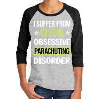 Obsessive Love Parachuting Parachute Parachutist Youth 3/4 Sleeve | Artistshot