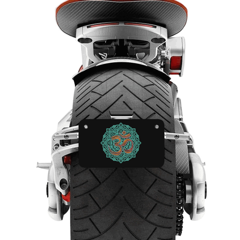 Hot Trend Om Yoga Tribal Goa Sign Motorcycle License Plate | Artistshot