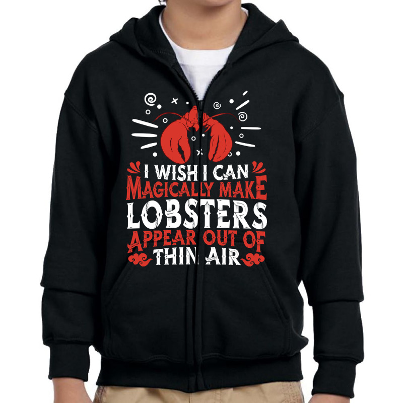 Lobster Crustacean - Seafood Lobster Youth Zipper Hoodie | Artistshot