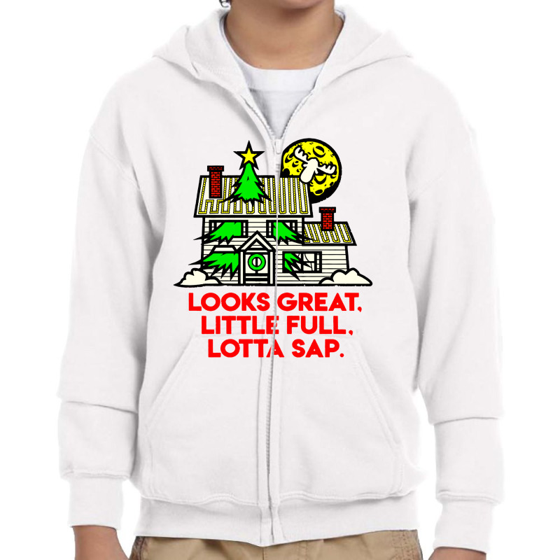 Looks Great Youth Zipper Hoodie | Artistshot