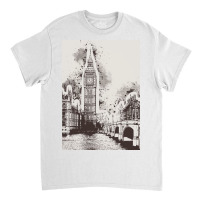 London Painting Art Classic T-shirt | Artistshot