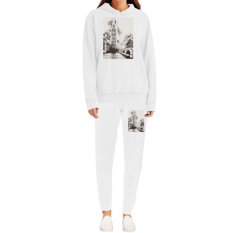 London Painting Art Hoodie & Jogger Set | Artistshot