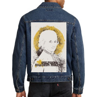 Wolfgang Amadeus Mozart Men Denim Jacket | Artistshot