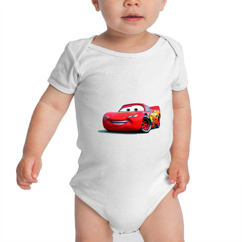 Smile Red Car Baby Bodysuit by JosefaLindgren | Artistshot