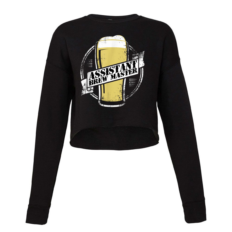 Assistant Brew Master Beer Brewing Cropped Sweater by genuinelyseriously4 | Artistshot