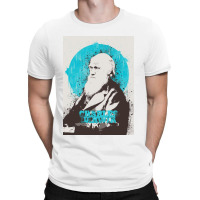 Charles Darwin Painting Art T-shirt | Artistshot