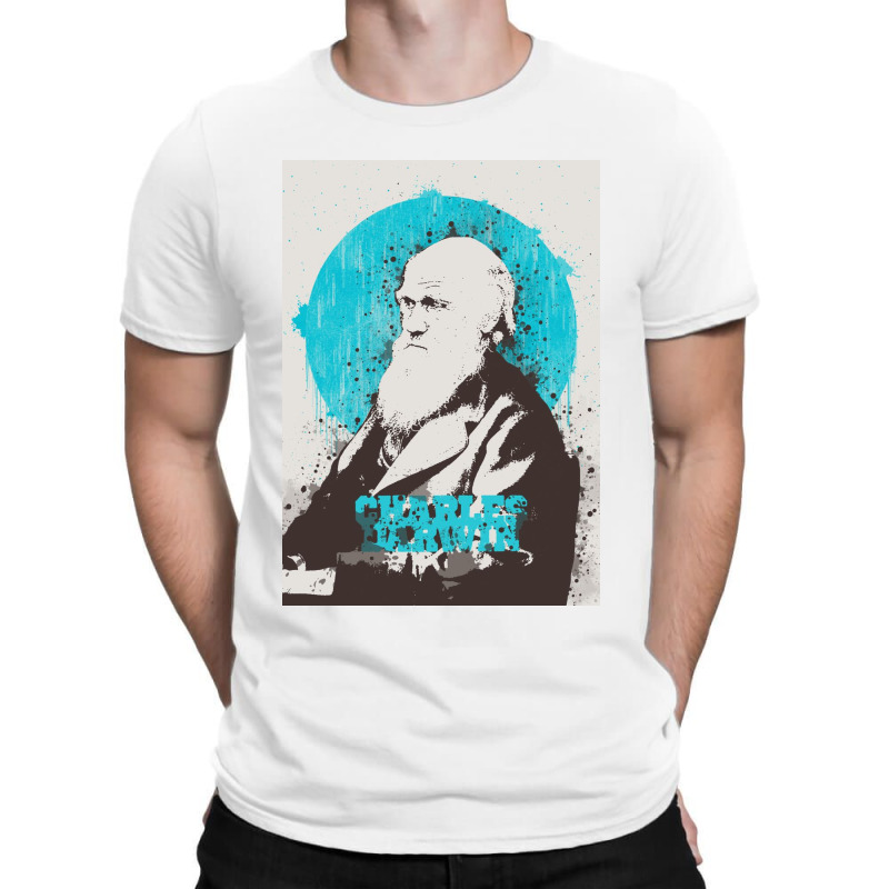 Charles Darwin Painting Art T-shirt | Artistshot