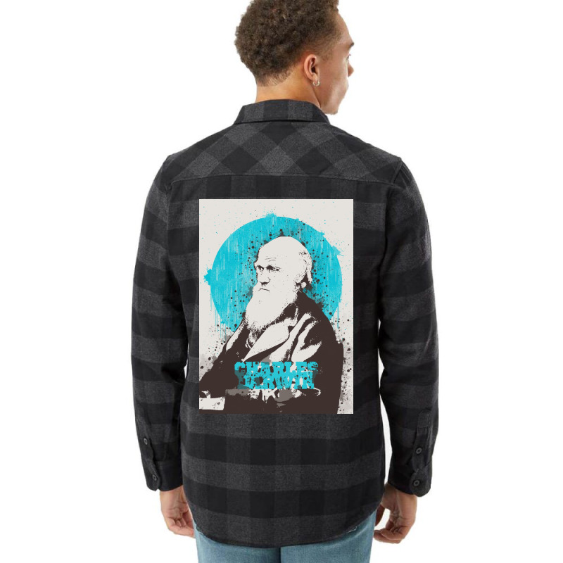 Charles Darwin Painting Art Flannel Shirt | Artistshot