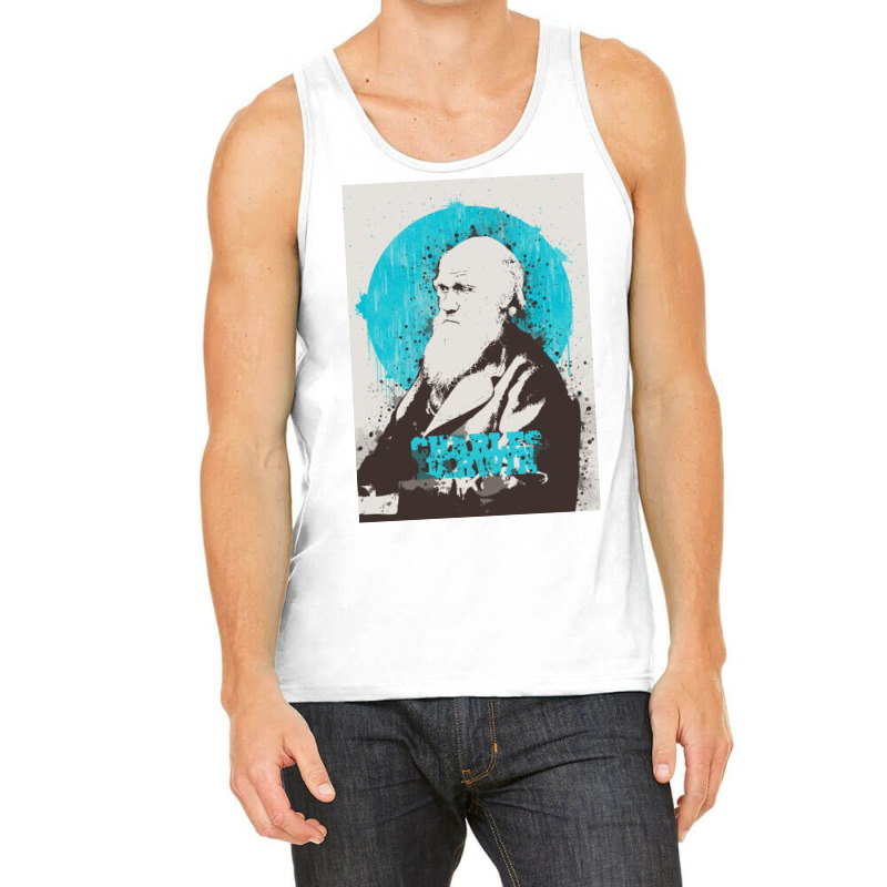 Charles Darwin Painting Art Tank Top | Artistshot