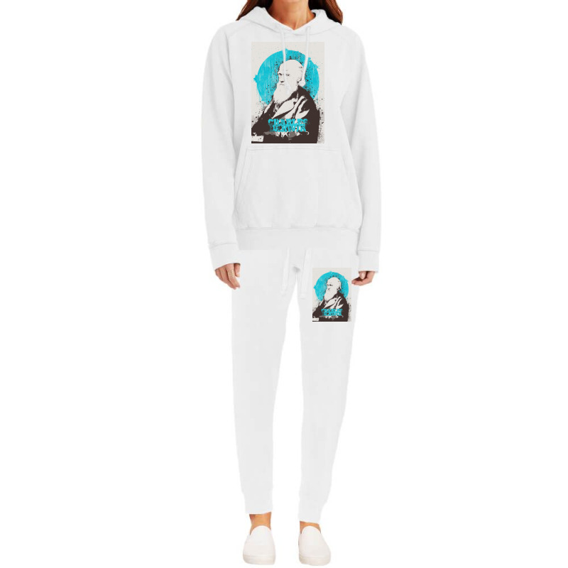 Charles Darwin Painting Art Hoodie & Jogger Set | Artistshot