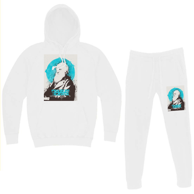 Charles Darwin Painting Art Hoodie & Jogger Set | Artistshot