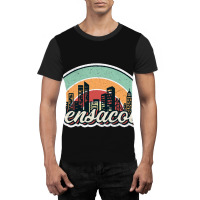 Pensacola City Retro Graphic T-shirt | Artistshot