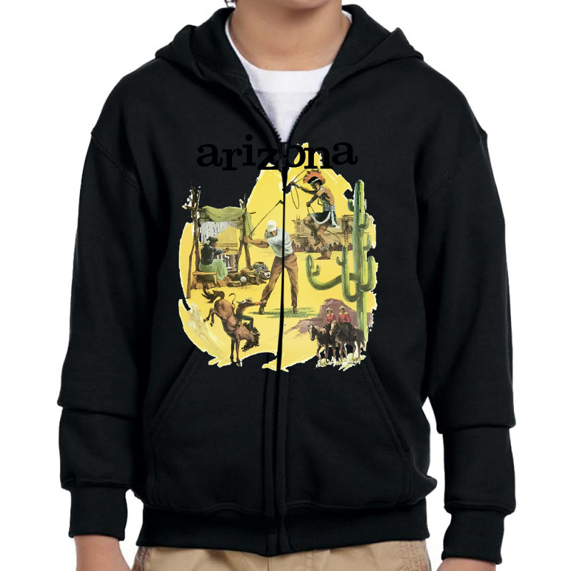 Arizona-h2ebs Youth Zipper Hoodie by Binzdodi | Artistshot