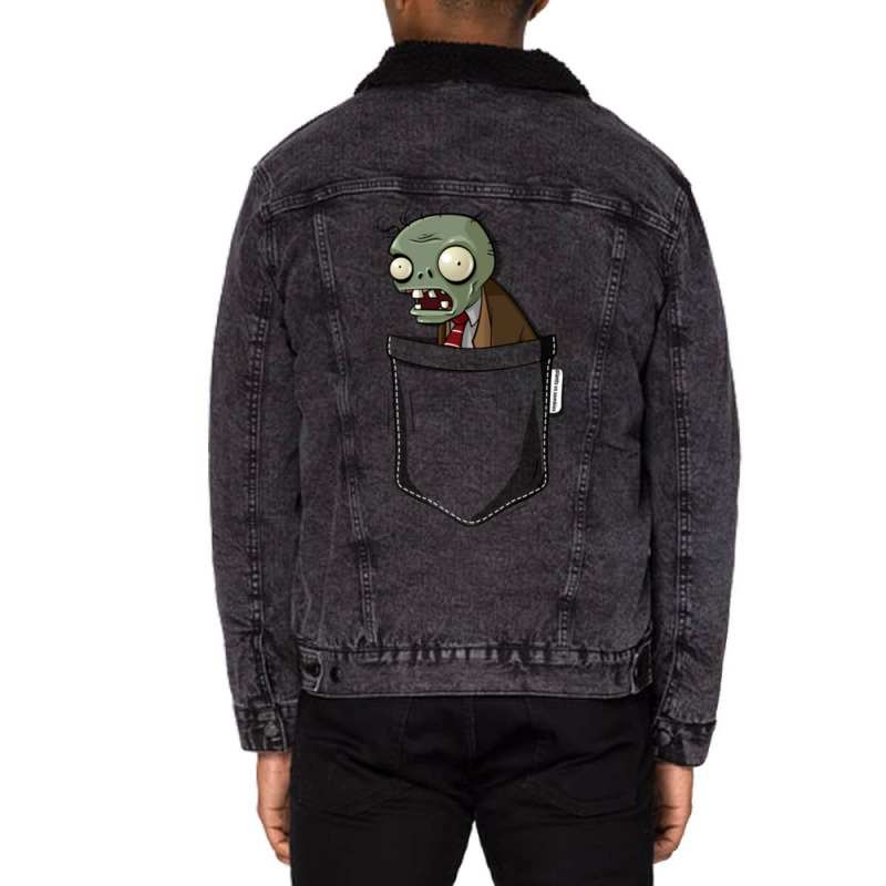 Plants Vs Zombies Perfect Gift 41 Unisex Sherpa-lined Denim Jacket | Artistshot