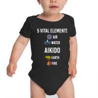 5 Elements Aikido Baby Bodysuit | Artistshot