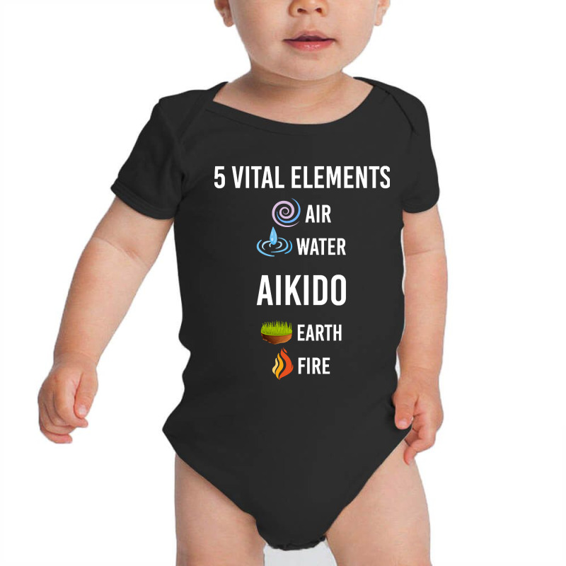 5 Elements Aikido Baby Bodysuit by reallyfemales1 | Artistshot