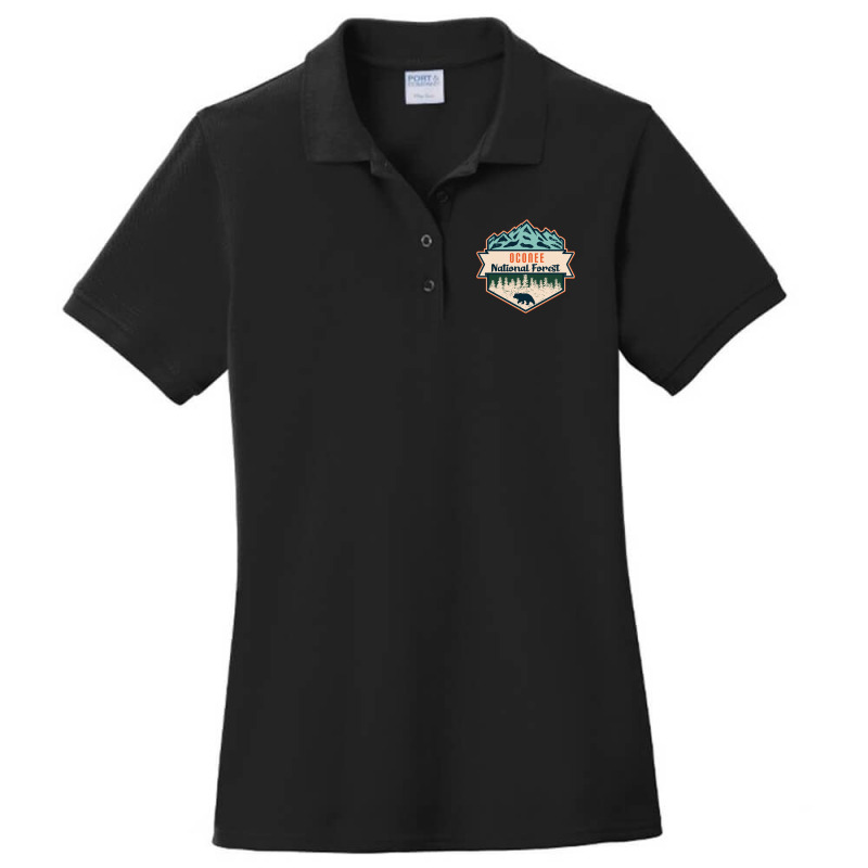 Oconee National Forest Ladies Polo Shirt by yammerbetween10 | Artistshot