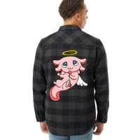 Hot Trend My Axolotl Is My Valentine Cupid Axolotls Valentines Day Flannel Shirt | Artistshot