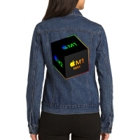 Apple Silicon Ladies Denim Jacket | Artistshot