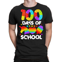 Happy 100 Days Of School And Still Poppin 100th Day Pop It T Shirt T-shirt | Artistshot