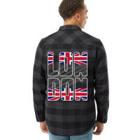 London England United Kingdom Souvenir Travel Gift Design Flannel Shirt | Artistshot