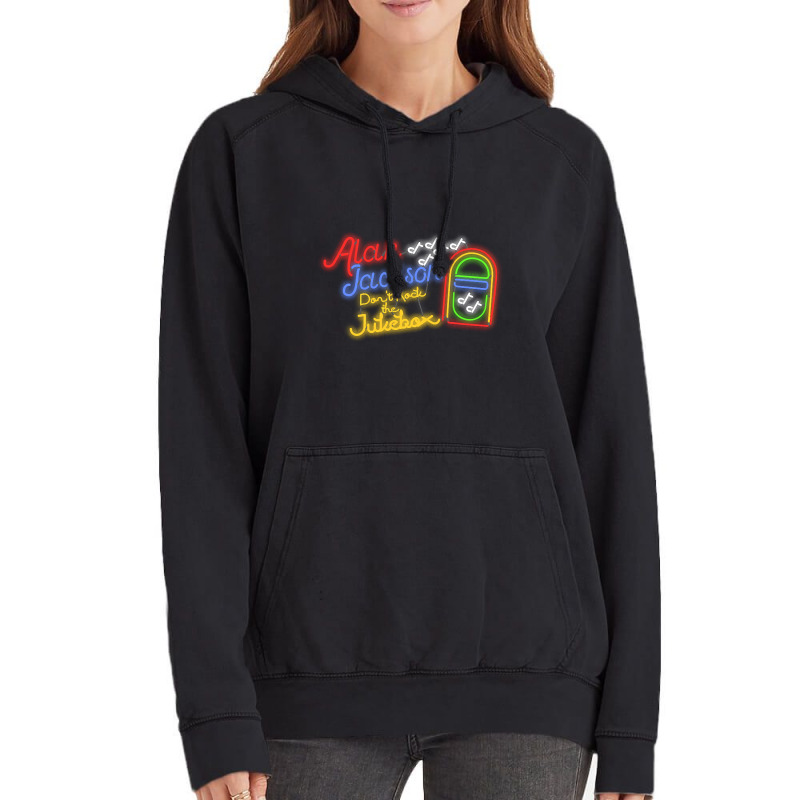 Alan Jackson Don't Rock The Jukebox Neon Vintage Hoodie | Artistshot