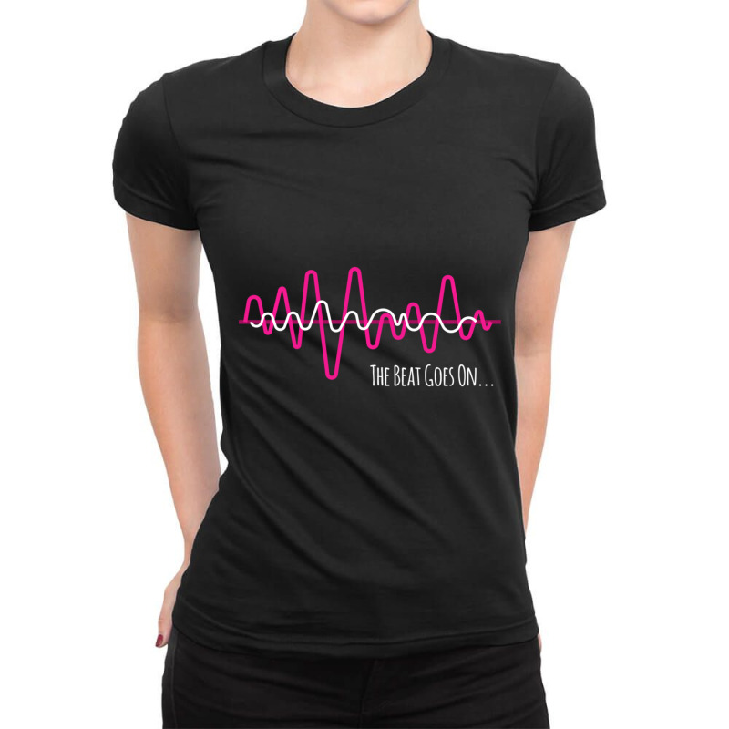 Trending Pacemaker Heartbeas Heart Attack Survivor Ladies Fitted T-shirt | Artistshot