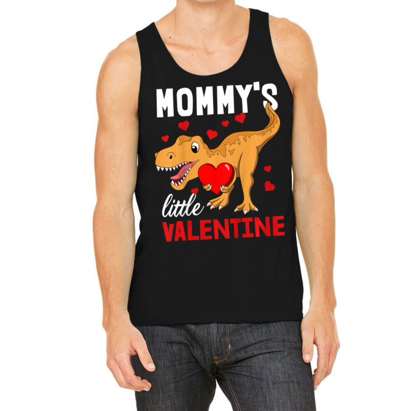 Trending Kids Dinosaur Valentines Day Mommy's Little Valentine T-rex B Tank Top by Trudeau Palmer | Artistshot