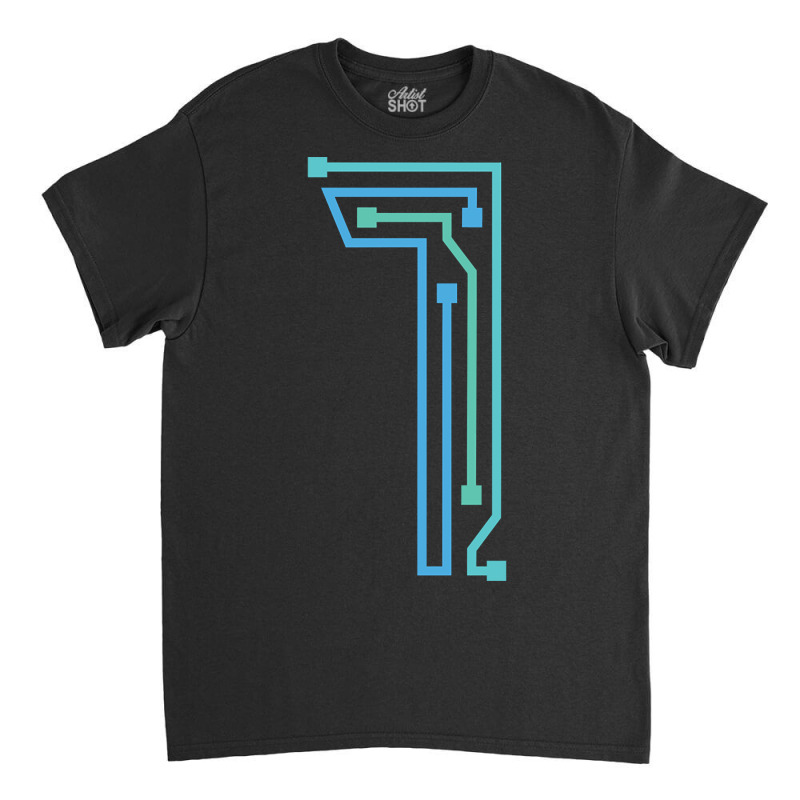 Number One Circuit Design Classic T-shirt by mrbigzeroht | Artistshot