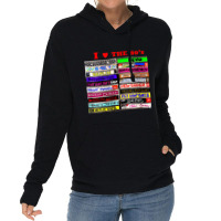 I Love The 80's Tapes Electronic Synth Pop New Wave Goth Lightweight Hoodie | Artistshot