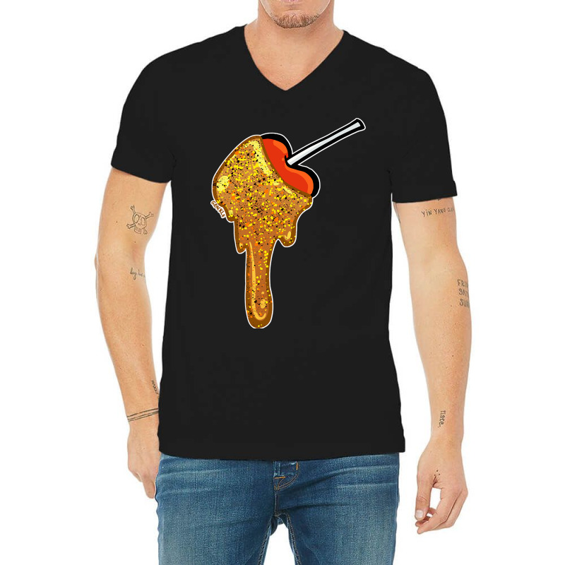 Caramel Apple V-Neck Tee by dealgummy642 | Artistshot