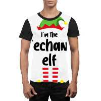 I'm The Mechanic Elf Family Matching Christmas Pajama Graphic T-shirt | Artistshot