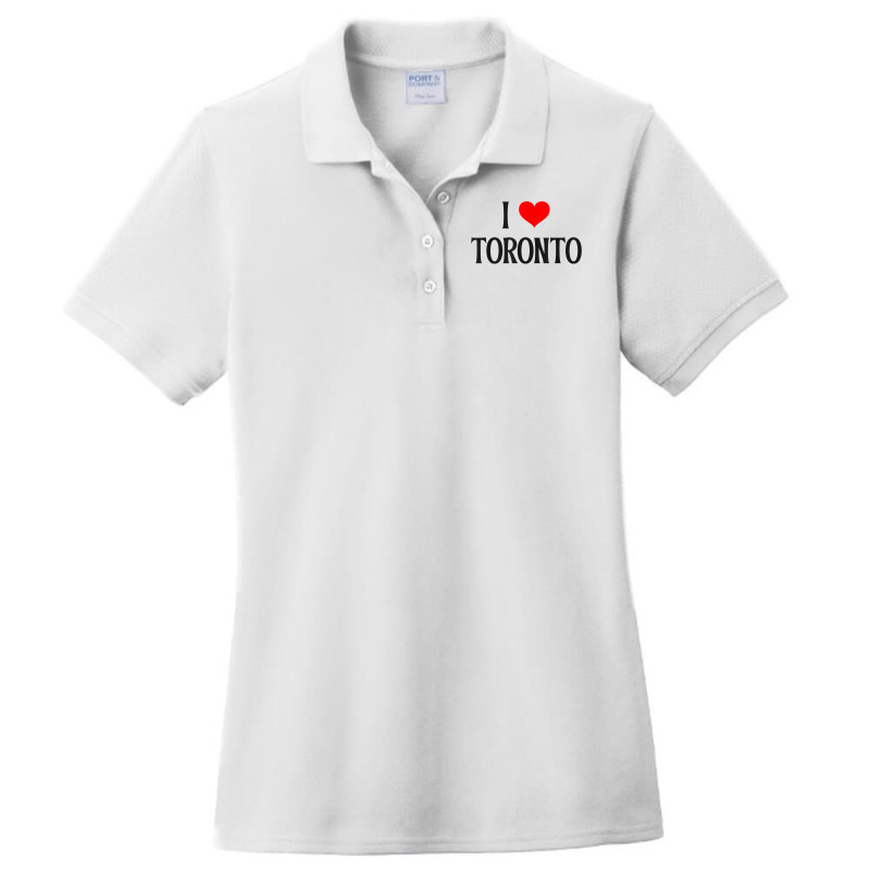 I Love Toronto Canada Maple Family Holiday Travel Souvenir T Shirt Ladies Polo Shirt by kayleeantb2tp | Artistshot