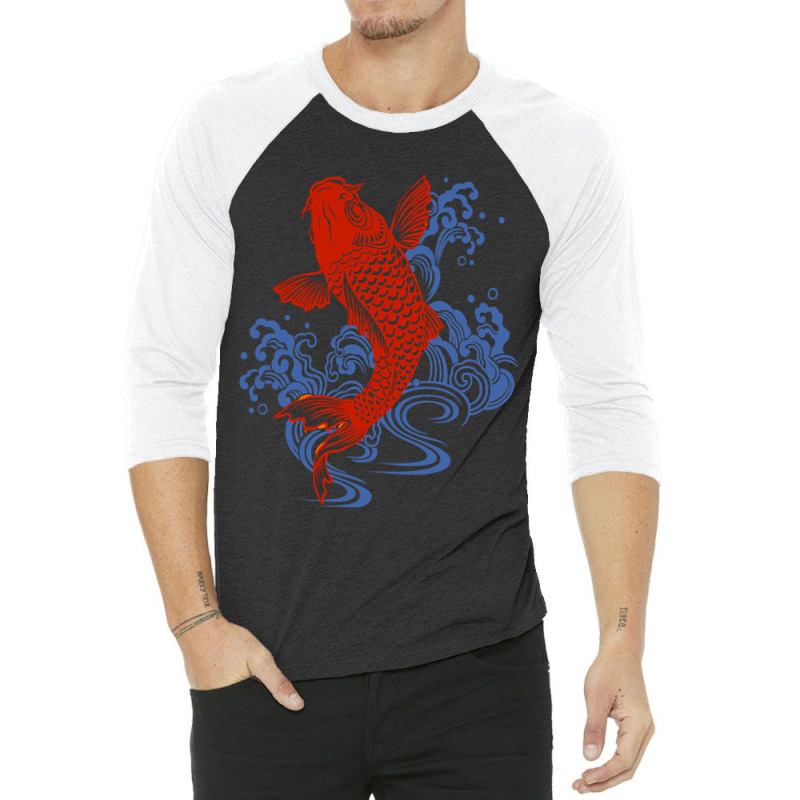 Carp Tattoo 3/4 Sleeve Shirt | Artistshot