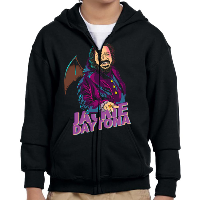 Jackie Daytona Bat Boy Youth Zipper Hoodie by geishascessation326 | Artistshot