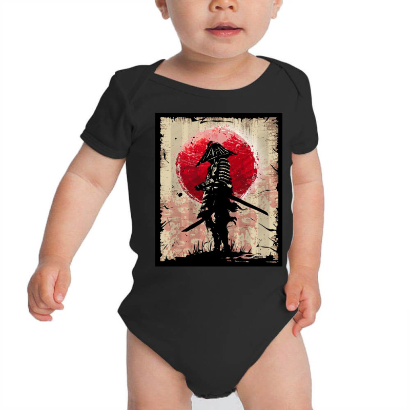 Japanese Art Samurai Baby Bodysuit by kavinbarton | Artistshot