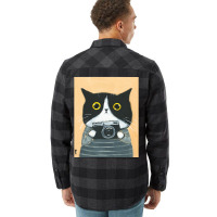 Limited Edition Photographer Kitty Flannel Shirt | Artistshot