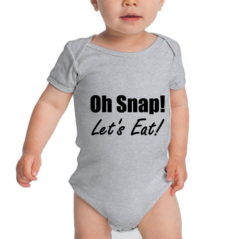 Oh Snap! Let's Eat! Baby Bodysuit by yammerbetween10 | Artistshot