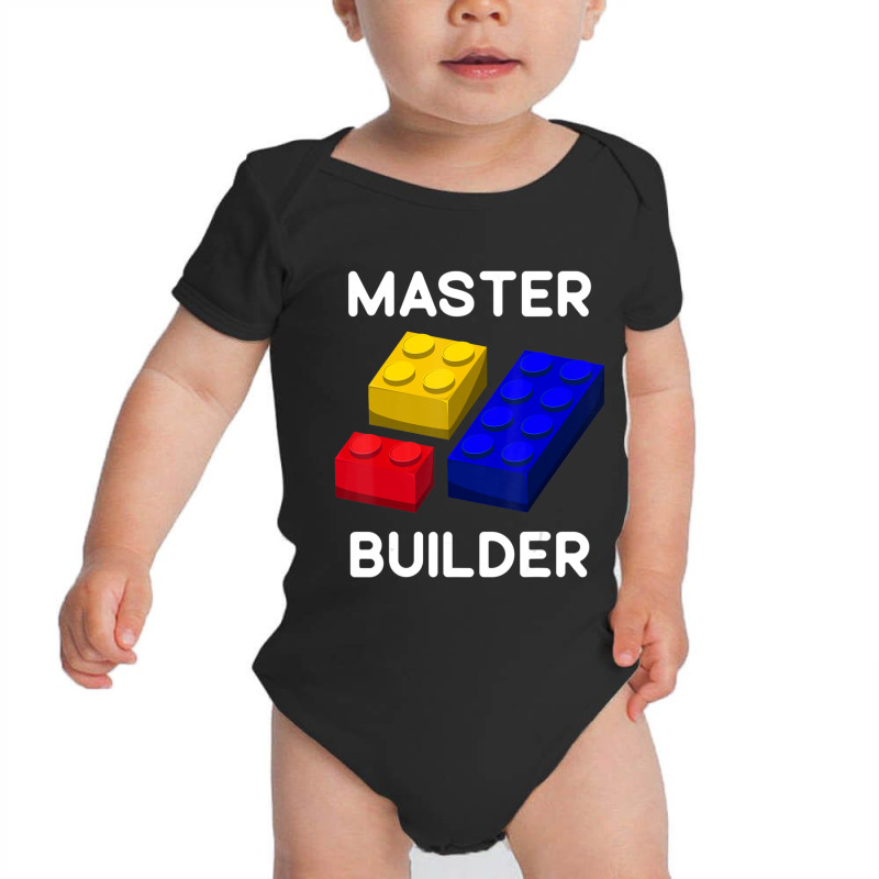 Trending Master Builder Cute Block Building Kids Toys Brick Builders Baby Bodysuit | Artistshot