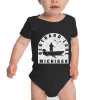 Bertraud Lake Fishing Michigan Baby Bodysuit | Artistshot