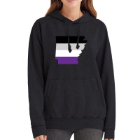 Arkansas Asexual Pride Vintage Hoodie | Artistshot