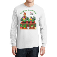 Hamster Gardening,hamster Watering,hamstering, Cute Hamster For Plants Long Sleeve Shirts | Artistshot