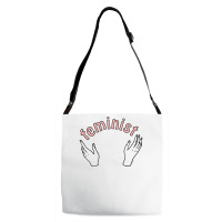 Feminist Doodle Adjustable Strap Totes | Artistshot