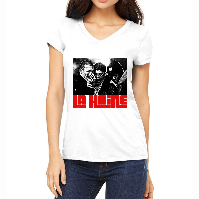 La Haine Women's V-Neck T-Shirt by PENNYMALONE | Artistshot