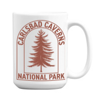 Carlsbad Caverns National Park New Mexico Vintage Tree 15 Oz Coffee Mug | Artistshot