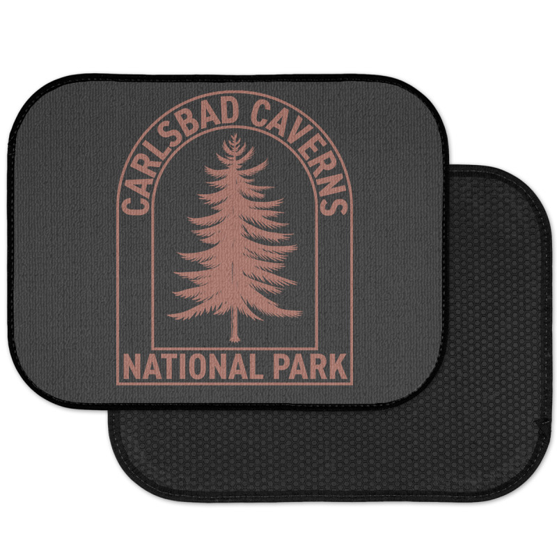 Carlsbad Caverns National Park New Mexico Vintage Tree Rear Car Mat | Artistshot