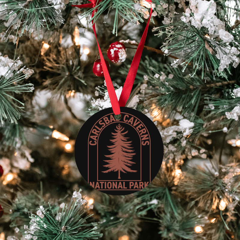 Carlsbad Caverns National Park New Mexico Vintage Tree Ornament | Artistshot